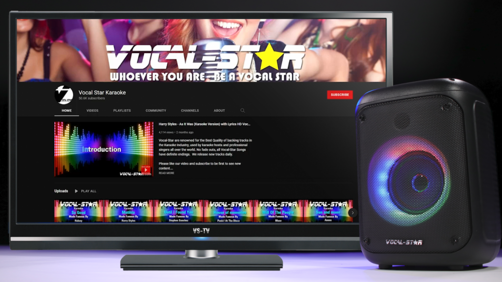 VOCAL-STAR VS-275BT PORTABLE KARAOKE MACHINE WITH BLUETOOTH & 2 WIRELE – VS   Store